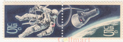 Сцепка марок. США. Gemini 4.