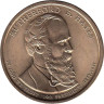  США. 1 доллар 2011 год. 19-й президент Ратерфорд Хейз (1877-1881). (P) 