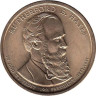  США. 1 доллар 2011 год. 19-й президент Ратерфорд Хейз (1877-1881). (P) 