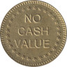  США. Жетон игровой No Cash Value. Орел. (2) 