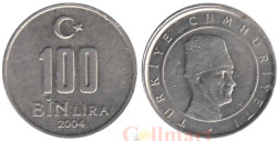 Турция. 100000 лир 2004 год.