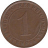  Веймарская республика. 1 рентенпфенниг 1923 год. (G) 