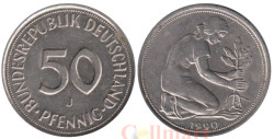 ФРГ. 50 пфеннигов 1990 год. (J)