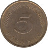  ФРГ. 5 пфеннигов 1992 год. (A) 