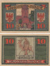 Бона. Германия. Тангермюнде 10 пфеннигов 1921 год. Нотгельд. (VF) 