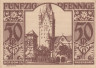  Бона. Германия. Падерборн 50 пфеннигов 1921 год. Нотгельд коричневый. (XF) 