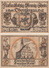  Бона. Германия (Польша). Оберглогау (Глогувек) 75 пфеннигов 1921 год. Нотгельд. (XF) 