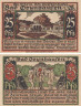  Бона. Германия. Бад-Энхаузен 25 пфеннигов 1920 год. Нотгельд. (XF) 