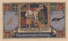  Бона. Германия. Нойбранденбург 75 пфеннигов 1921 год (вариант 2). Нотгельд. (XF) 