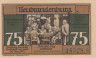  Бона. Германия. Нойбранденбург 75 пфеннигов 1921 год (вариант 2). Нотгельд. (XF) 