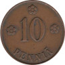  Финляндия. 10 пенни 1924 год. 