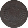  Франкфурт-на-Майне. 1 крейцер 1855 год. Герб. 