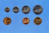  Нидерланды. Годовой набор монет 1989 год. (6 штук + жетон) 