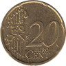  Германия. 20 евроцентов 2002 год. Бранденбургские ворота. (G) 