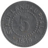  Германия. Ландау-Пфальц. 5 пфеннигов 1919 год. Нотгельд. 