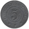  Германия. Ландау-Пфальц. 5 пфеннигов 1919 год. Нотгельд. 