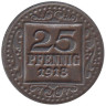  Германия. Мюнстер. 25 пфеннигов 1918 год. Нотгельд. 