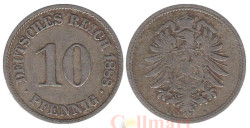 Германская империя. 10 пфеннигов 1888 год. (A)