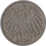  Германская империя. 10 пфеннигов 1900 год. (F) 