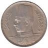  Египет. 10 мильемов 1938 (١٩٣٨) год. Фарук I. (медно-никелевый сплав) 