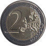  Люксембург. 2 евро 2013 год. Национальный гимн Люксембурга. 