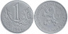 Богемия и Моравия. 1 крона 1944 год. Ветви липы. 