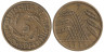  Веймарская республика. 5 рейхспфеннигов 1935 год. (J) 