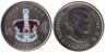  Канада. 25 центов 2006 год. 80 лет Королеве Елизавете II. (цветное покрытие). 