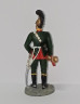 Оловянный солдатик. Трубач Шевалежерского полка в парадной форме, 1813-1814 год. 