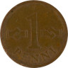  Финляндия. 1 пенни 1963 год. 