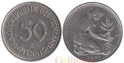 ФРГ. 50 пфеннигов 1991 год. (G)