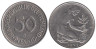  ФРГ. 50 пфеннигов 1991 год. (G) 