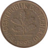  ФРГ. 5 пфеннигов 1993 год. (J) 