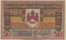  Бона. Германия. Вернигероде 50 пфеннигов 1920 год. Нотгельд. (VF) 