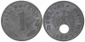  Германия - Третий рейх. 1 рейхспфенниг 1943 год. (F) 