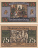  Бона. Германия. Нойбранденбург 75 пфеннигов 1921 год (вариант 3). Нотгельд. (XF) 
