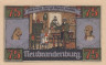  Бона. Германия. Нойбранденбург 75 пфеннигов 1921 год (вариант 3). Нотгельд. (XF) 