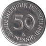  ФРГ. 50 пфеннигов 1993 год. (A) 