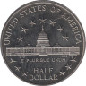  США. 1/2 доллара 1989 год. 200 лет Конгрессу. 