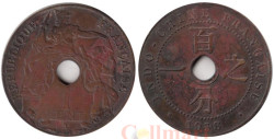 Французский Индокитай. 1 сантим 1938 год.