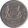  Сингапур. 20 центов 2009 год. Каллиандра. 