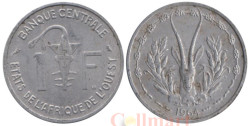Западная Африка (BCEAO). 1 франк 1964 год. Канна (антилопа).