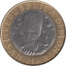  Сан-Марино. 1000 лир 1999 год. Роза ветров. 