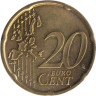  Германия. 20 евроцентов 2003 год. Бранденбургские ворота. (F) 