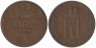  Норвегия. 2 эре 1928 год. 