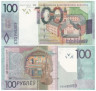  Бона. Белоруссия 100 рублей 2009 год. Замок Радзивиллов. (Пресс) 
