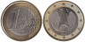  Германия. 1 евро 2003 год. Федеральный орёл. (F) 