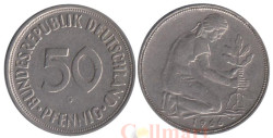 ФРГ. 50 пфеннигов 1966 год. (G)