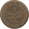  Германия (ФРГ). 5 пфеннигов 1993 год. Дубовые листья. (F) 