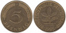  ФРГ. 5 пфеннигов 1993 год. (F) 